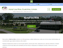 Tablet Screenshot of hotellosrios.com